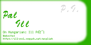pal ill business card